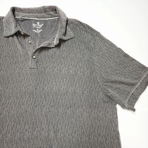 NAT NAST Luxury Originals Short Sleeve Polo Shirt Charcoal Black Men's XL EUC